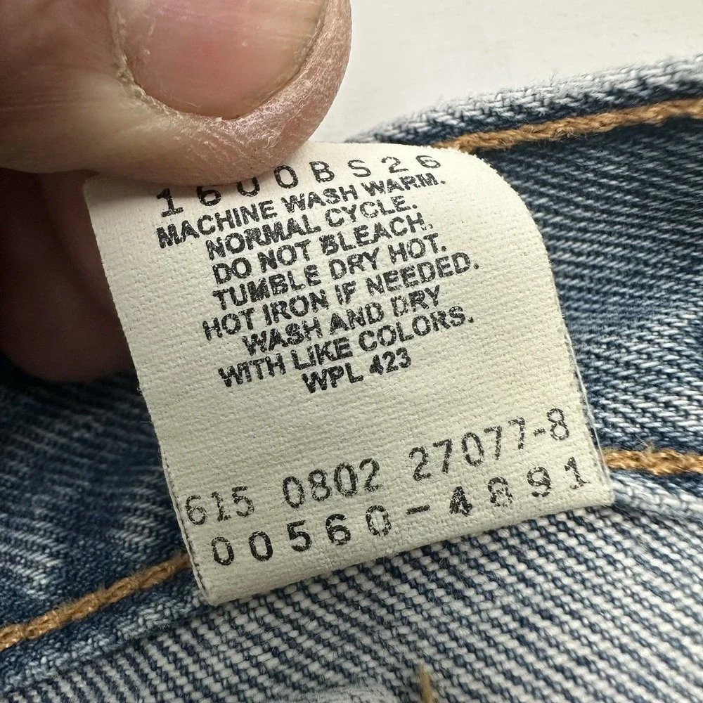 VTG Levi's 560 Loose taper Jeans Men's 34x32 Light Blue Denim Baggy Y2K Colombia